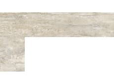 Боковина клинкерная левая Marbles Travertino Exagres 400x180/10 мм