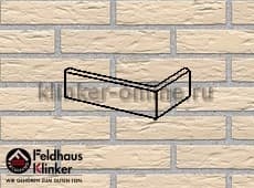 Клинкерная плитка угловая (W140DF9) 140 perla senso Feldhaus Klinker 240x115x52/9 мм