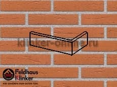 Клинкерная плитка угловая (W227DF9) 227 terracotta rustico Feldhaus Klinker 240x115x52/9 мм