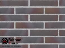 Клинкерная плитка фасадная (R386DF14) 386 cerasi maritim negro Feldhaus Klinker 240x52/14 мм