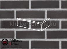 Клинкерная плитка угловая (W509NF14) 509 geo ferrum liso Feldhaus Klinker 240x115x71/14 мм