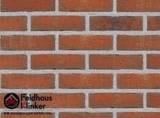 Клинкерная плитка фасадная (R687WDF14) 687 sintra terracotta linguro Feldhaus Klinker 215x65/14 мм