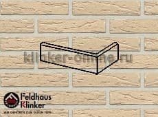 Клинкерная плитка угловая (W691DF17) 691 sintra perla Feldhaus Klinker 240x115x52/17 мм