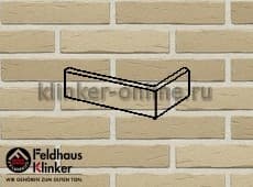 Клинкерная плитка угловая (W692DF17) 692 sintra crema Feldhaus Klinker 240x115x52/17 мм