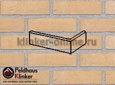 Клинкерная плитка угловая (W762NF14) 762 vascu sabiosa blanca Feldhaus Klinker 240x115x71/14 мм