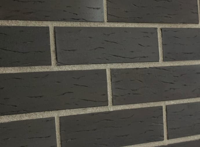 Клинкерная плитка фасадная под кирпич Koro Black AB Terramatic 240x71/14 мм