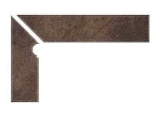 Боковина клинкерная левая 2 части серо-коричневая (118) Interbau