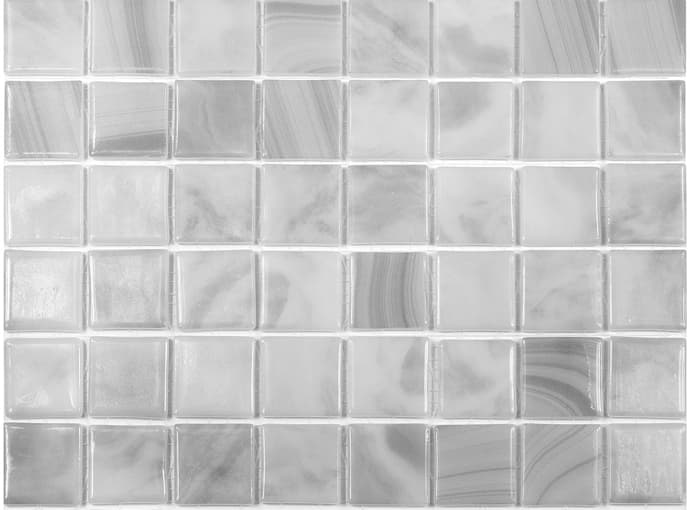 Мозаика стеклянная на сетке чип 25x25 Nature Pearl River 5600 Vidrepur 317x317/4 мм