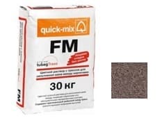 FM P Цветная смесь для заделки швов под шпатель (72312) Quick-mix, цвет светло-коричневый 30 кг