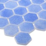 110 мозаика стеклянная на сетке чип шестиугольник Hexagon Vidrepur