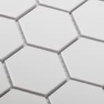   Hexagon Matt White Starmosaic