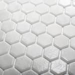 Мозаика стеклянная для пола на сетке чип 35x35 Hexagon 514 Vidrepur