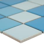 Light Blue Mix мозаика керамическая чип 48x48 Homework Glossy Starmosaic