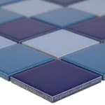 Blue Mix мозаика керамическая чип 48x48 Homework Glossy Starmosaic