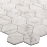 4300 мозаика стеклянная на сетке чип шестиугольник Hexagon Marbles Vidrepur