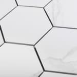 Carrara    big Hexagon Matt Starmosaic